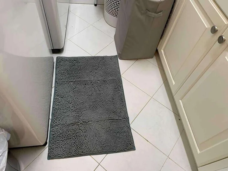 The perfect bathroom carpet