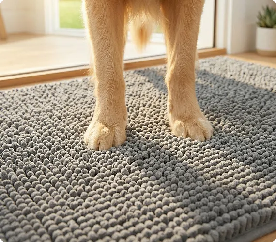 Dura con la suciedad, suave con las patas