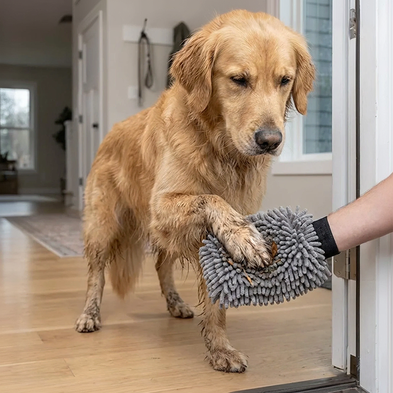 Stops mud at the door