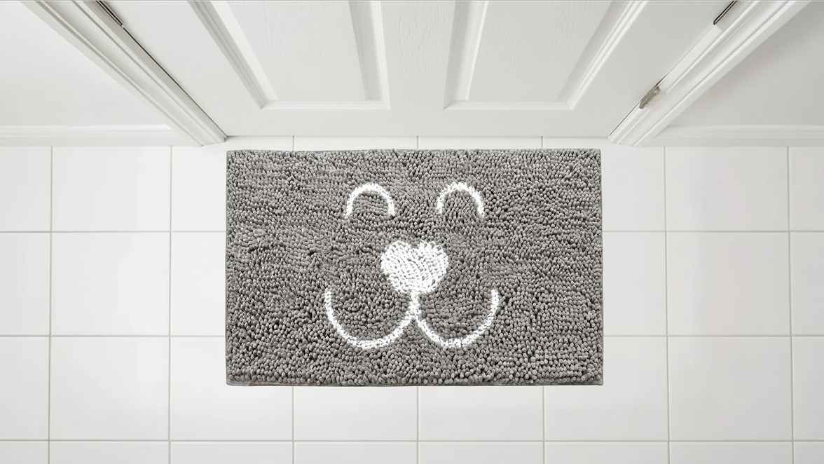 Muddy Mat is the Perfect Size to Keep Anywhere at Home S-paw-tless