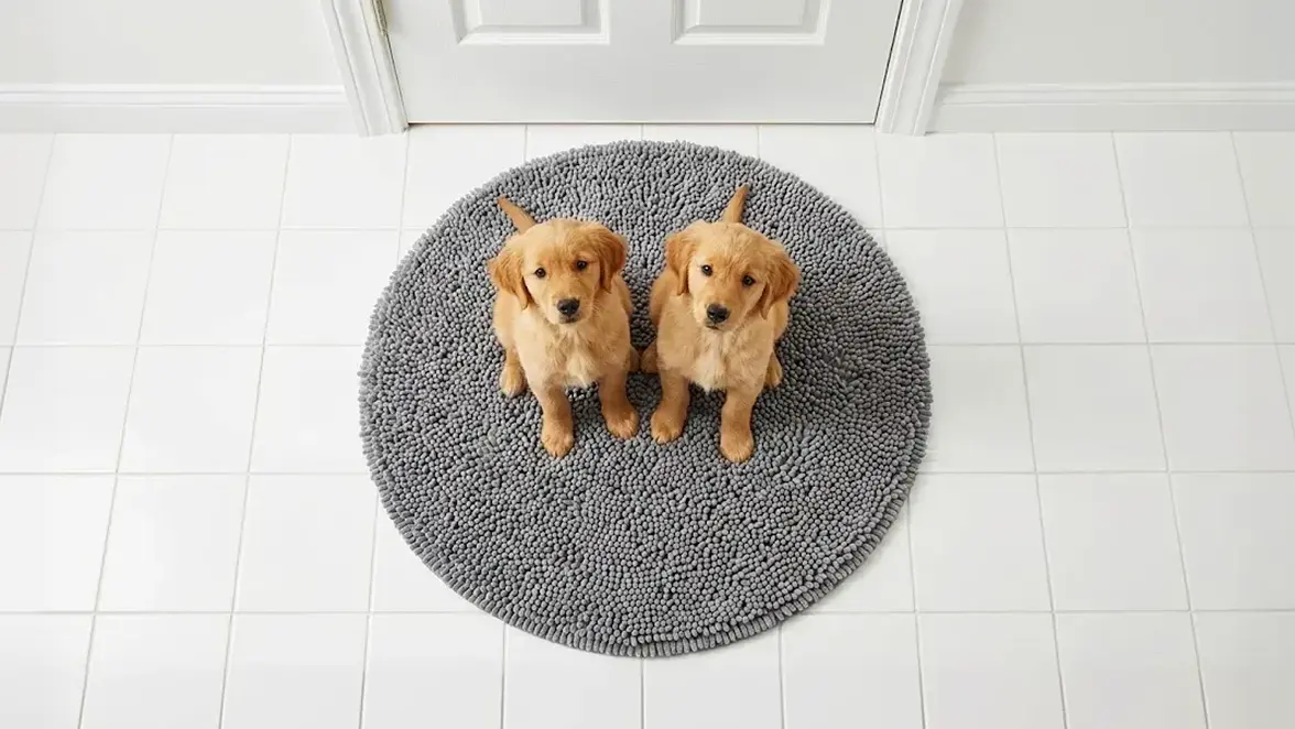 Muddy Mat is the Perfect Size to Keep Anywhere at Home S-paw-tless