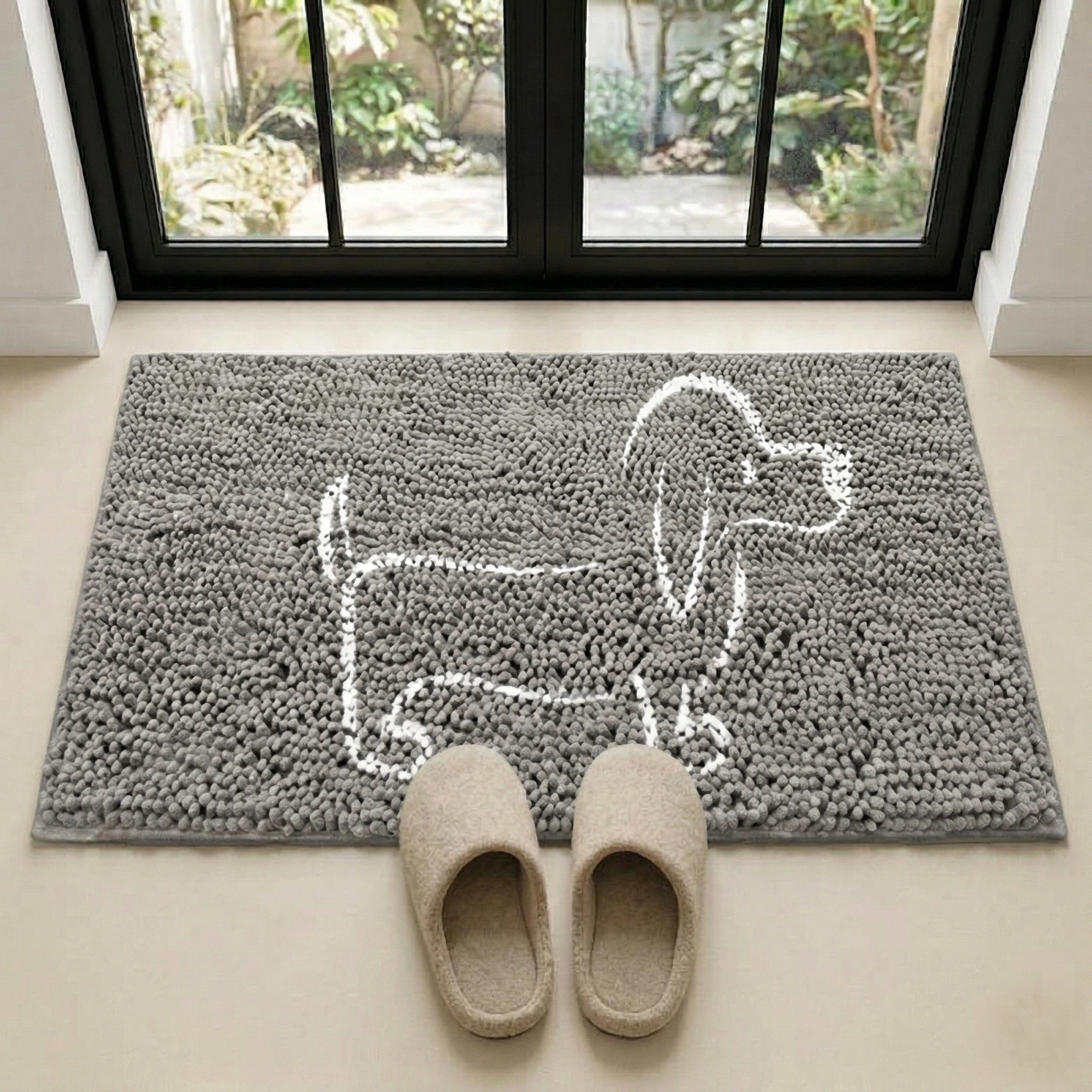 Embroidery Muddy Mat - Hot Dog