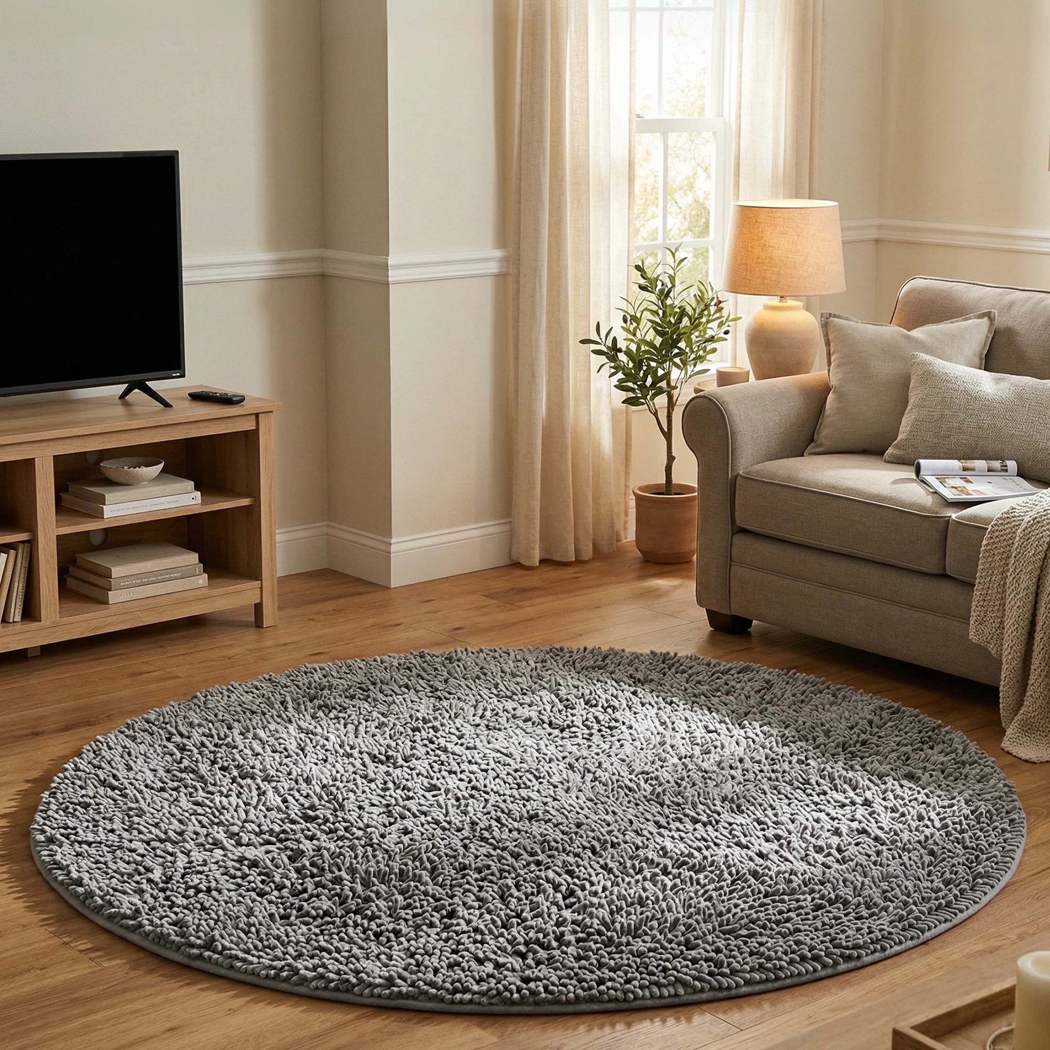 Muddy Mat® Super Absorbent Microfiber Dog Door Round Mat