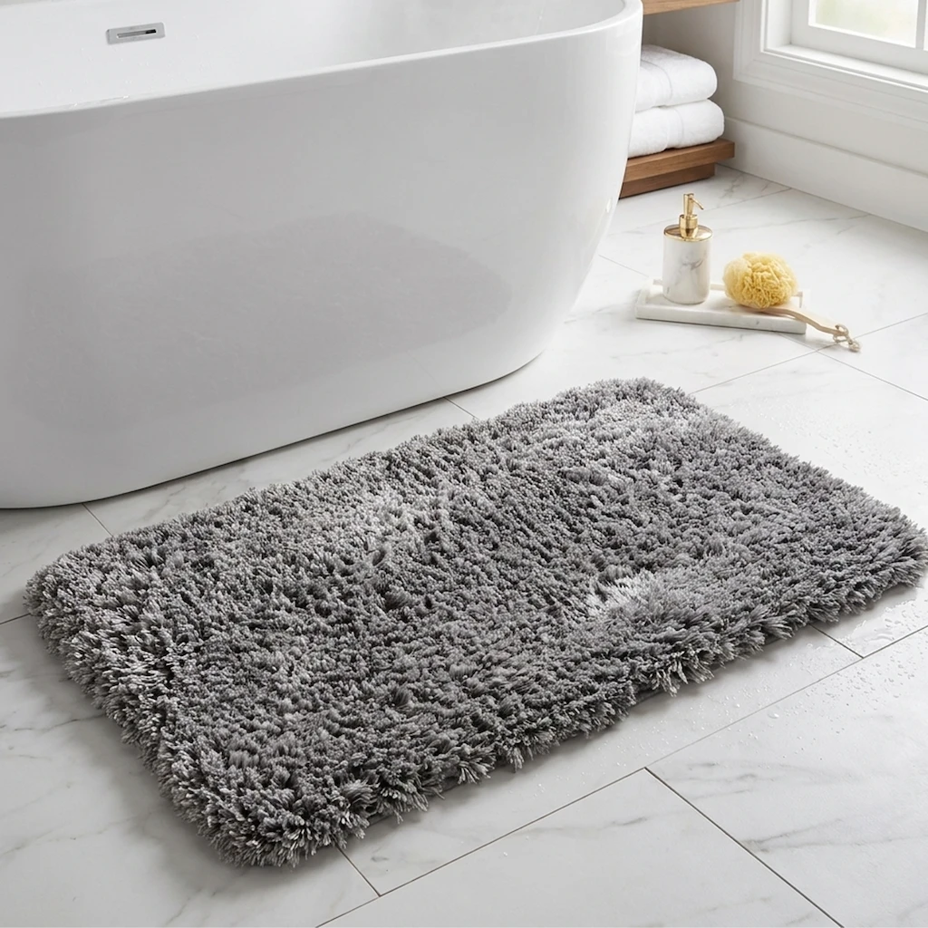 Muddy Mat Fluffy Bathroom Rug