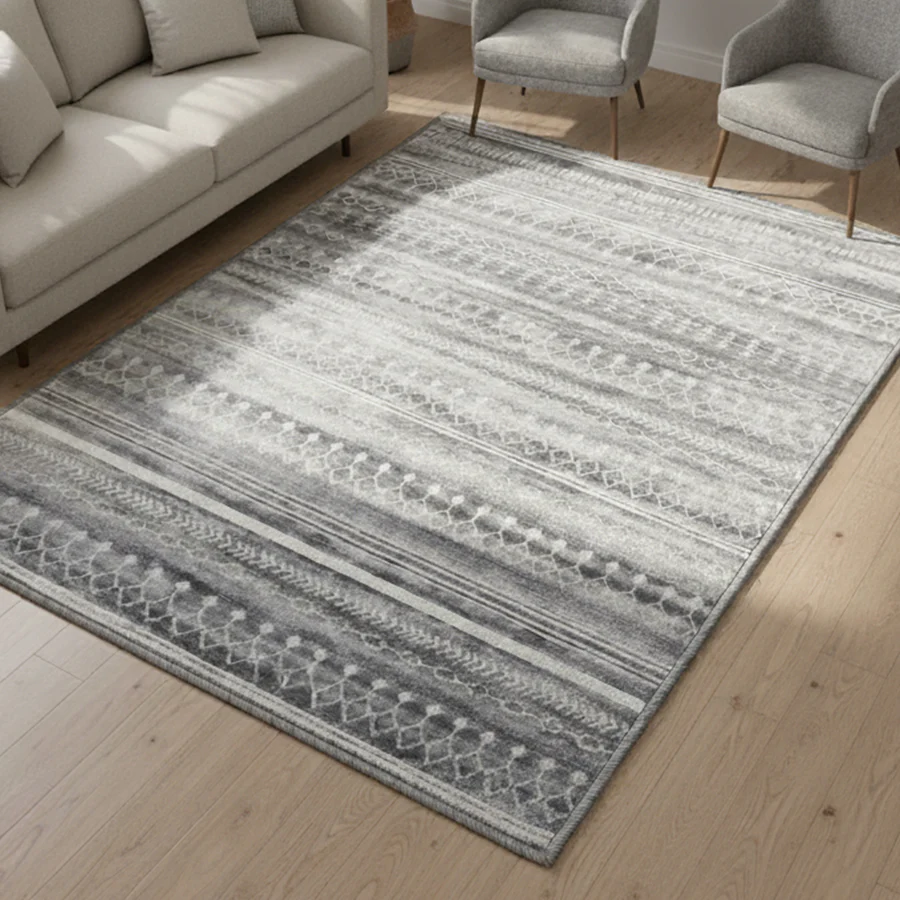 Muddy Mat® Greyline Washable Area Rug