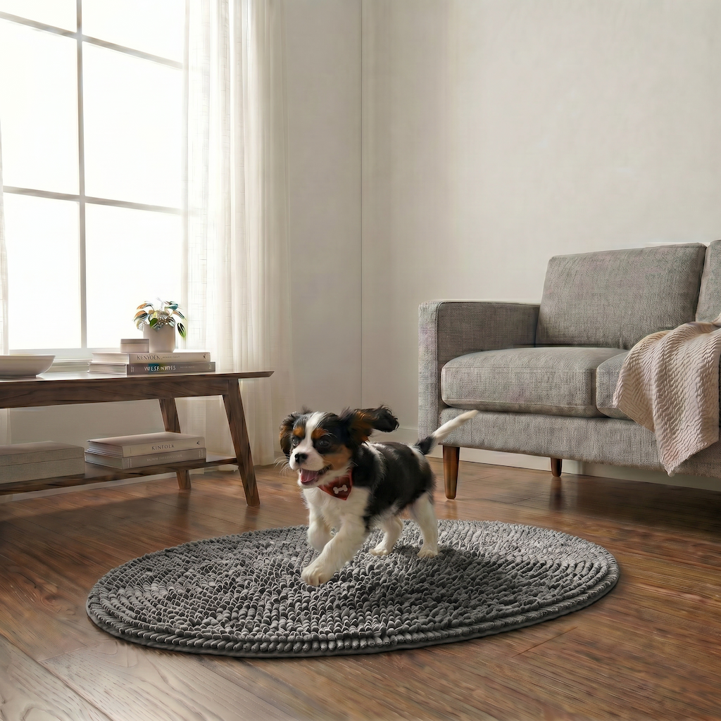 Muddy Mat® Super Absorbent Microfiber Dog Door Oval Mat