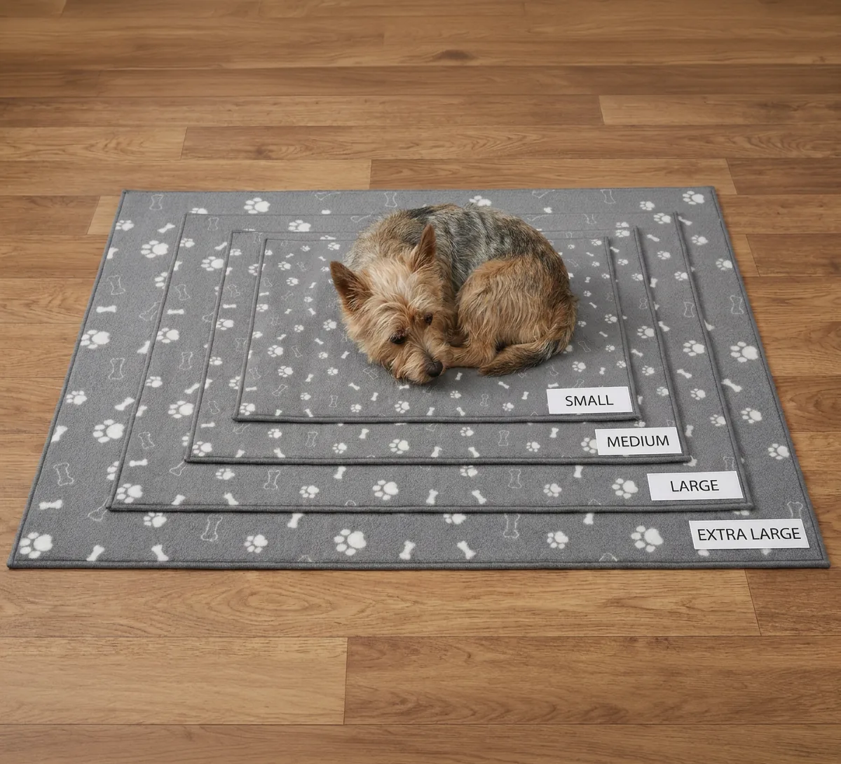 Find the Perfect Size Muddy Mat® Pee Mat for Your Dog